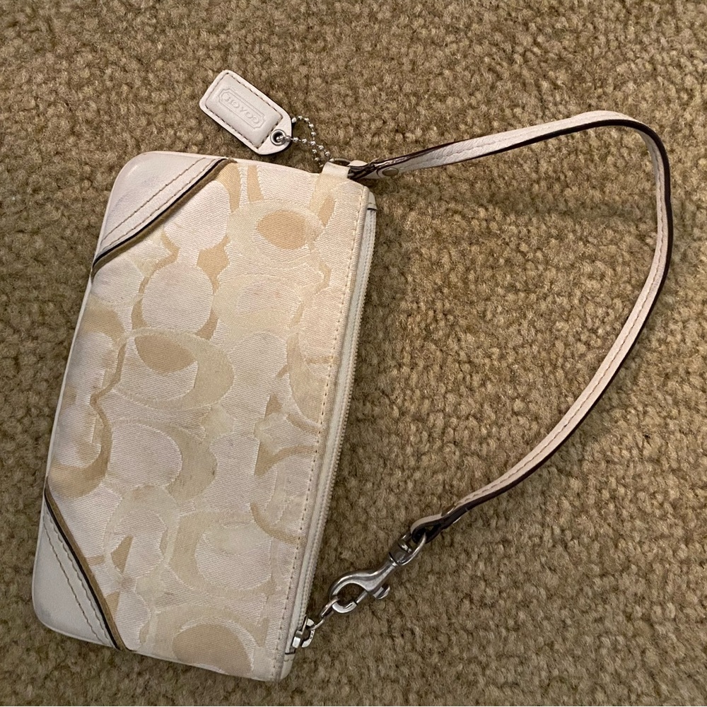 Coach wristlet used